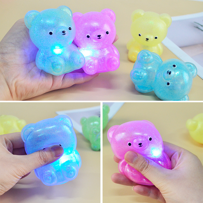 Squish Bear Dekompresyon Oyuncakları Sevimli Ayı Sıkma Oyuncak