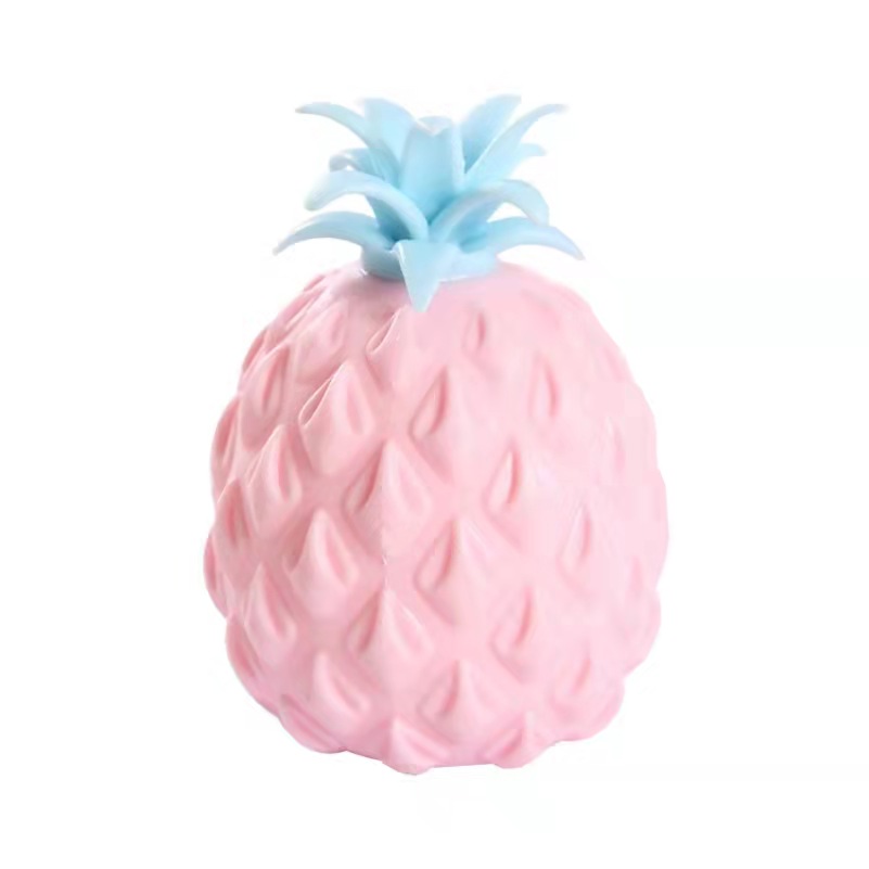 Ananas Duyusal Squishies Topları Sıkıştırılmış Stres Giderici Oyuncak