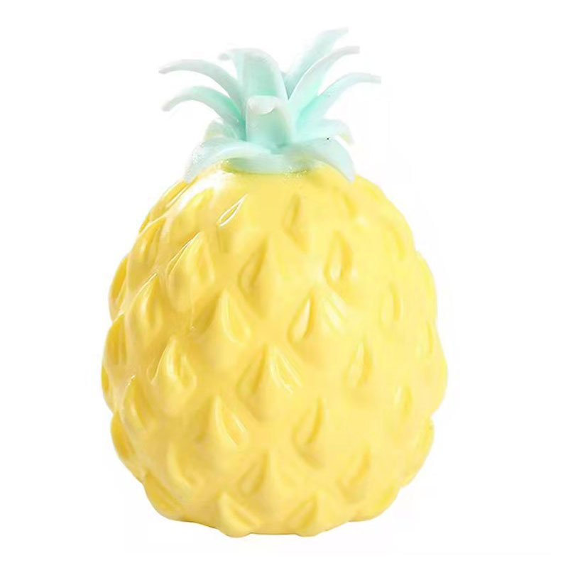 Ananas Duyusal Squishies Topları Sıkıştırılmış Stres Giderici Oyuncak