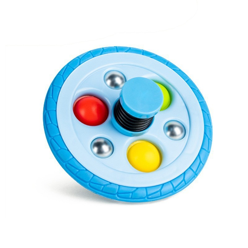 Bounce Off Spinners Çocuk Masa Üstü Dönen Plastik Gyro Oyuncakları